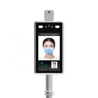 7 inch Color Screen Face Recognition Time Attendance and Facial Access Control  System with Temp Sensor