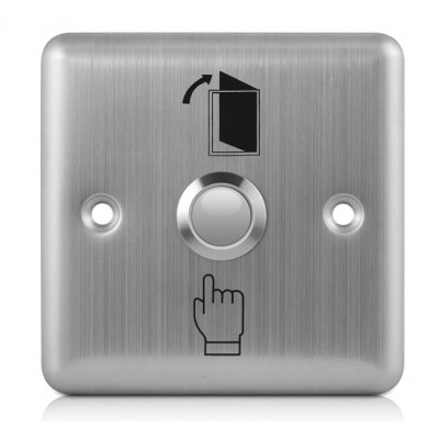 Exit button for door release stainless steel