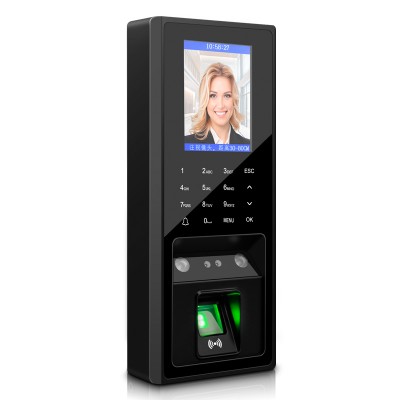 biometric face and fingerprint access control and time recorder machine free software